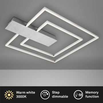 Briloner 3545-018 - LED Pritemdomas lubinis šviestuvas NICO LED/25W/230V chromas