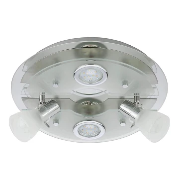 Briloner 3560-042 - Lubinis akcentinis LED šviestuvas VASO 2xGU10/3W + 2xE14/3,2W/230V