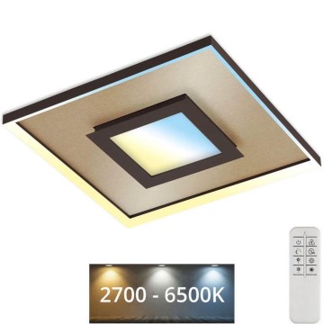 Briloner 3641-017 - LED Pritemdomas lubinis šviestuvas FRAME LED/30W/230V 2700-6500K auksas + nuotolinio valdymo pultas