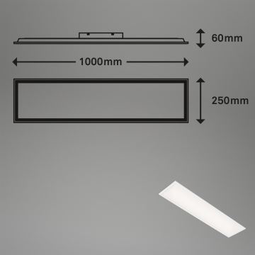 Briloner 7067-016 - LED lubinis šviestuvas SIMPLE LED/24W/230V