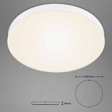 Briloner 7068-016 - LED lubinis šviestuvas FLAME LED/24,5W/230V 3000K diametras 38 cm balta