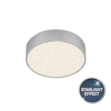 Briloner 7072-414 - LED lubinis šviestuvas STAR SKY LED/11W/230V 4000K diametras 15 cm sidabras