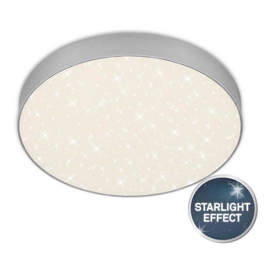 Briloner 7074-414 - LED lubinis šviestuvas STAR SKY LED/21W/230V 4000K diametras 28 cm sidabras