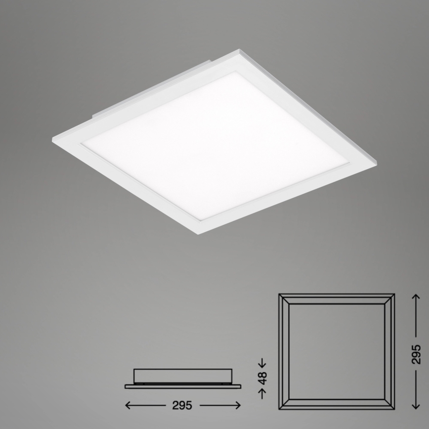 Briloner 7194-016 - LED Reguliuojamas lubinis šviestuvas SIMPLE LED/18W/230V 3000-6500K + valdymo pultas