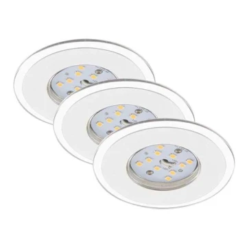 Briloner 7197-036-KOMPLEKTAS 3x LED Reguliuojamas vonios įleidžiamas šviestuvas LED/4,5W/230V IP44