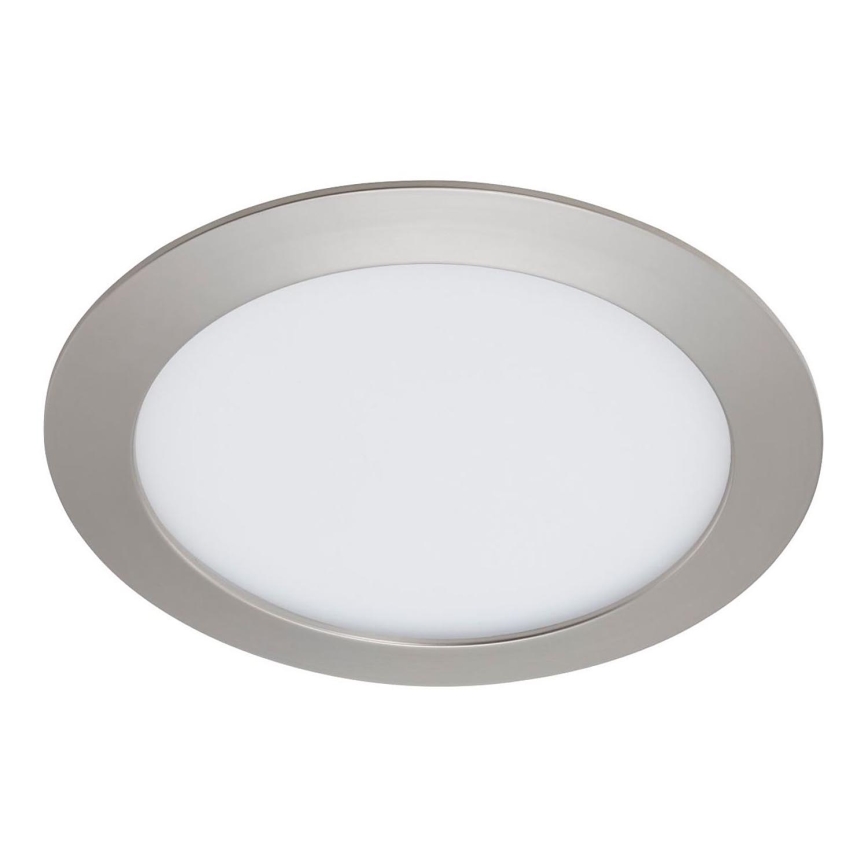 Briloner 7291-012 - LED Reguliuojamas vonios įleidžiamas šviestuvas FLAT LED/12W/230V diametras 17 cm IP44