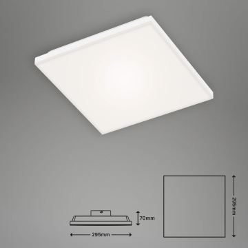 Briloner 7378-016 - LED pritemdoma panelė LED/12W/230V 3000/4000/6500K + nuotolinio valdymo pultas