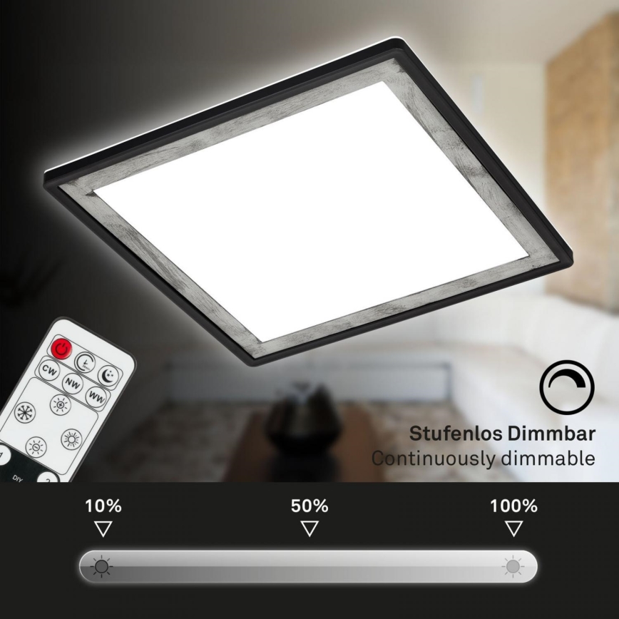 Briloner 7459-414 - LED Pritemdomas lubinis šviestuvas SLIM LED/22W/230V 2700-6500K + nuotolinio valdymo pultas