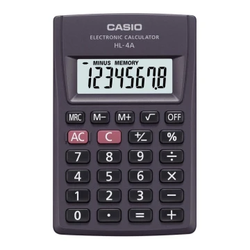 Casio – Kišeninis skaičiuotuvas 1xLR54 juodas