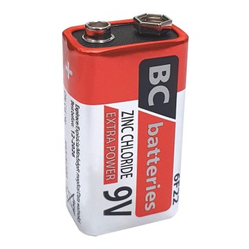 Cinko chlorido baterija 6F22 EXTRA POWER 9V