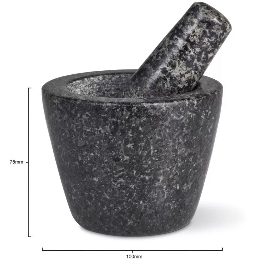 Cole & Mason - Granito skiedinys su grūstuve GRANITE d. 10 cm