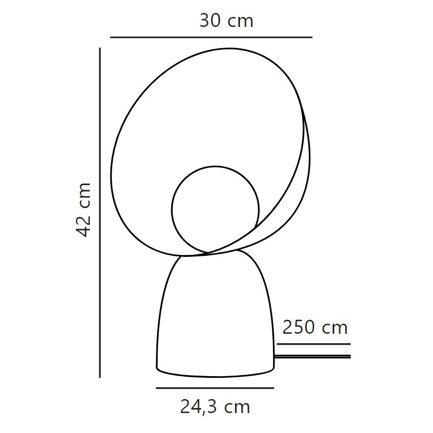 DFTP by Nordlux - Stalinis šviestuvas HELLO 1xE14/25W/230V pilka