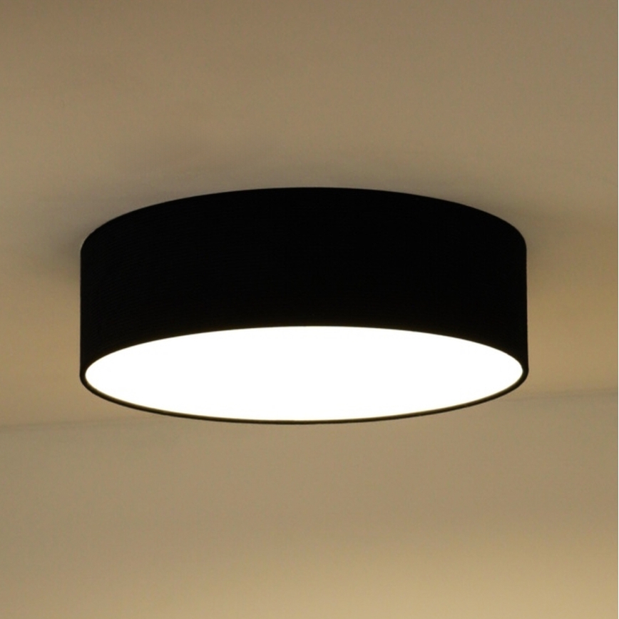 Duolla - LED lubinis šviestuvas CORTINA LED/26W/230V diametras 30 cm 4000K juoda