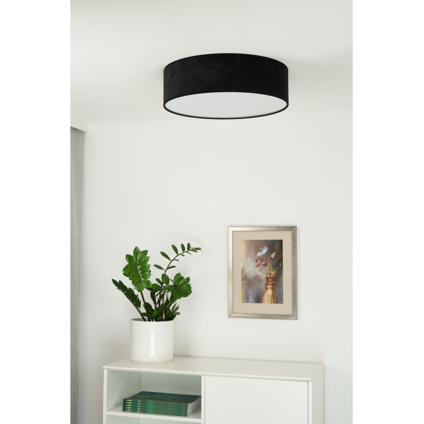 Duolla - LED lubinis šviestuvas CORTINA LED/26W/230V diametras 30 cm 4000K juoda