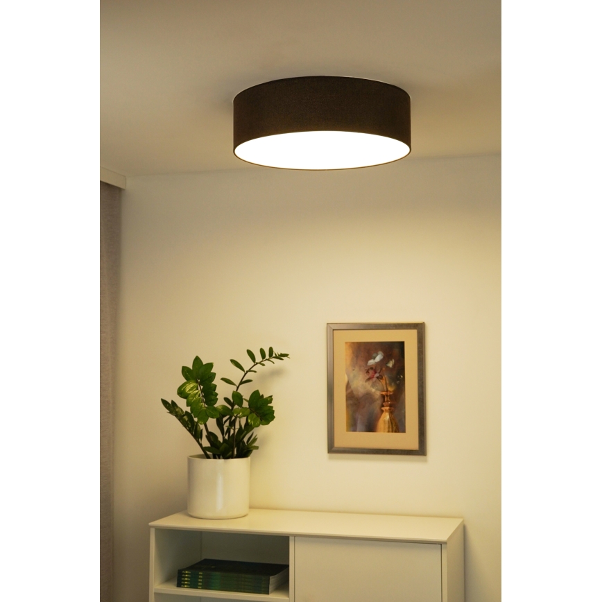 Duolla - LED lubinis šviestuvas CORTINA LED/26W/230V diametras 30 cm 4000K ruda