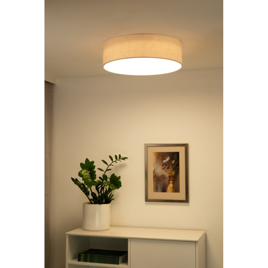 Duolla - LED lubinis šviestuvas CORTINA LED/26W/230V diametras 45 cm 4000K kreminė