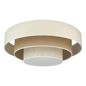 Duolla - LED lubinis šviestuvas LUNETA LED/26W/230V diametras 60 cm 4000K kreminė/ruda