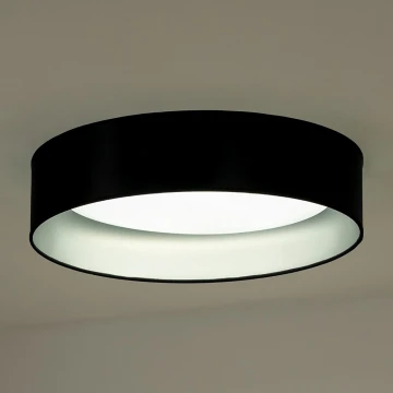 Duolla - LED lubinis šviestuvas ROLLER LED/24W/230V juoda/sidabras