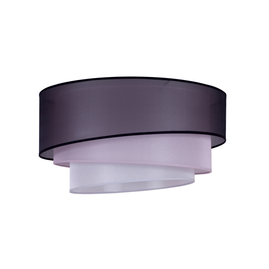 Duolla - Lubinis šviestuvas TRIO 1xE27/15W/230V d. 45 cm juodas/rožinis/sidabrinis