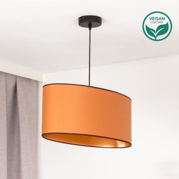 Duolla - Pakabinamas sietynas OVAL VEGAN 1xE27/15W/230V ruda