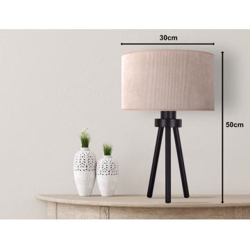 Duolla - Stalinė lempa LYON 1xE27/15W/230V smėlio spalvos