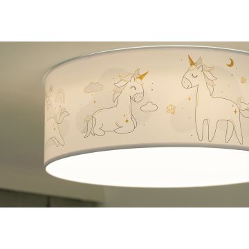 Duolla - Vaikiškas LED lubinis šviestuvas CORTINA LED/26W/230V diametras 40 cm 4000K