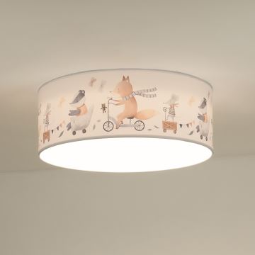 Duolla - Vaikiškas LED lubinis šviestuvas CORTINA LED/26W/230V diametras 40 cm 4000K