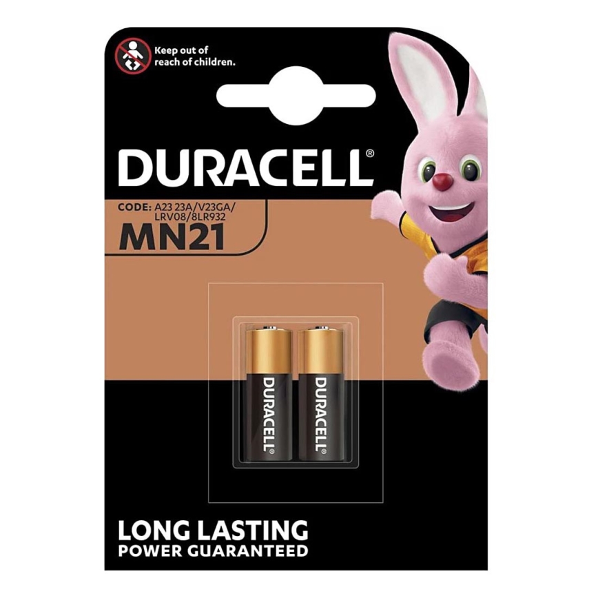 Duracell - 2 vnt. Šarminė baterija MN21/A23 12V 50 mAh