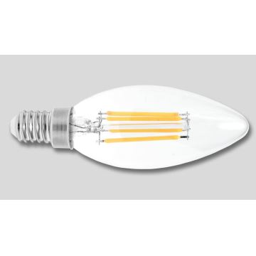 LED elektros lemputė RETRO C37 E14/2W/230V 3000K 320lm