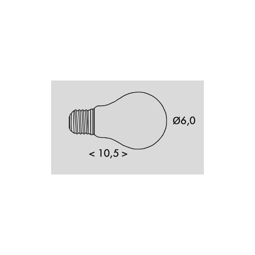 LED elektros lemputė RETRO A60 E27/7,2W/230V 3000K 1520lm