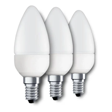 Eglo 10697 - KOMPLEKTAS 3x LED elektros lemputė E14/4W/230V 320lm žvakė