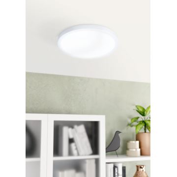 Eglo - LED Vonios lubinis šviestuvas LED/20,5W/230V IP44 baltas