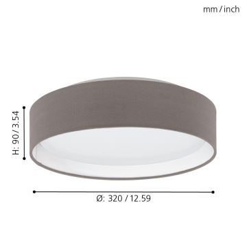 Eglo - Lubinis LED šviestuvas LED/11W/230V