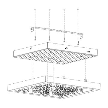 Eglo - LED lubinis šviestuvas LED/16W/230V