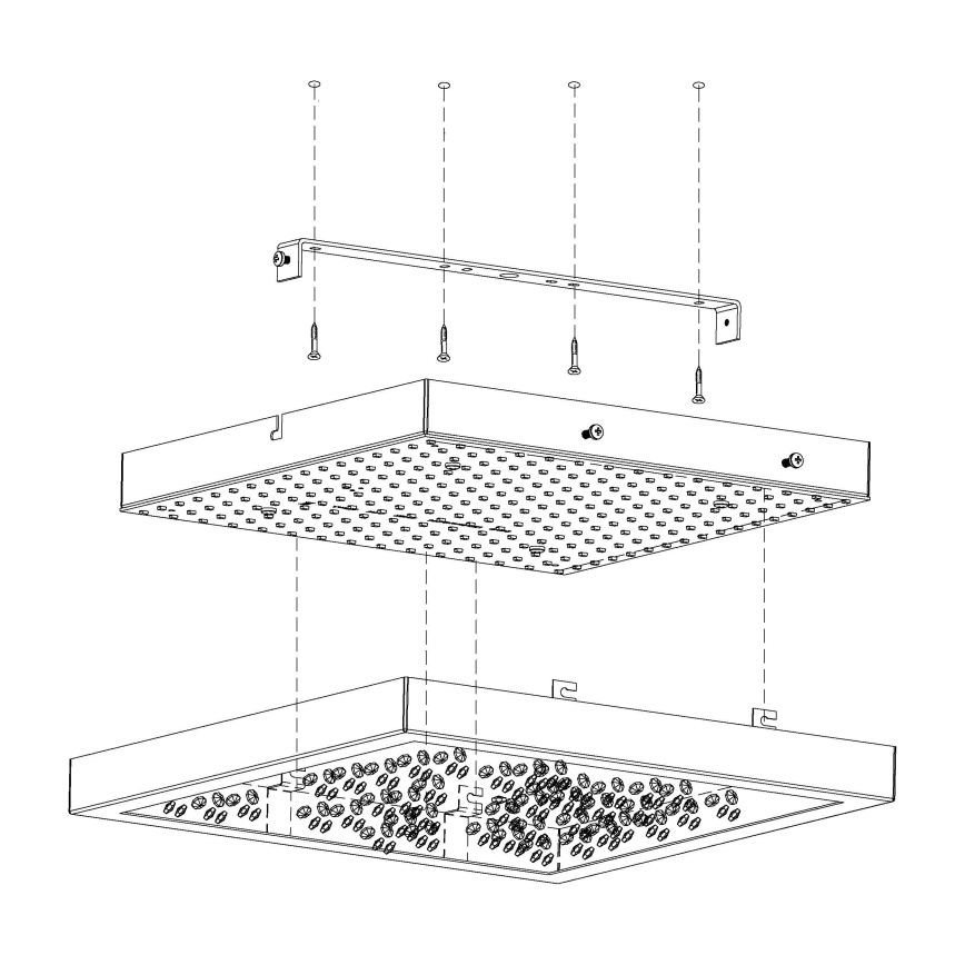 Eglo - LED lubinis šviestuvas LED/16W/230V