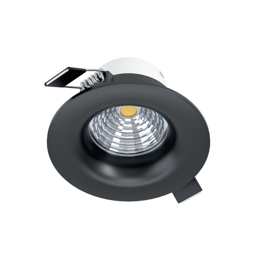 Eglo - LED Pritemdomas įmontuojamas šviestuvas/6W/230V juodas