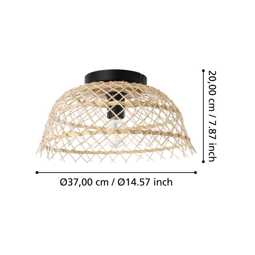 Eglo – Lubinis šviestuvas 1xE27/40W/230V