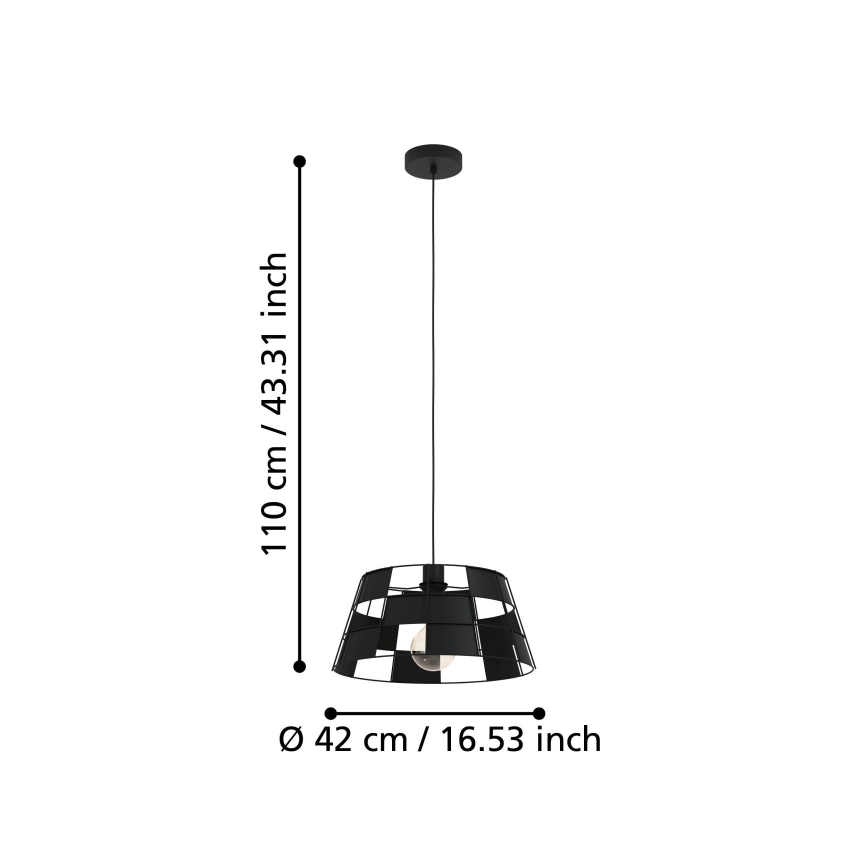 Eglo - Pakabinamas sietynas 1xE27/40W/230V