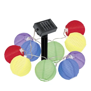 EGLO 47339 - Saulės energija įkraunamas sodo šviestuvas balionai 10xLED/0.075W