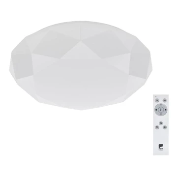 Eglo 75625 - LED Pritemdomas lubinis šviestuvas POCHUTA LED/19,5W/230V 3000-6500K + nuotolinio valdymo pultas