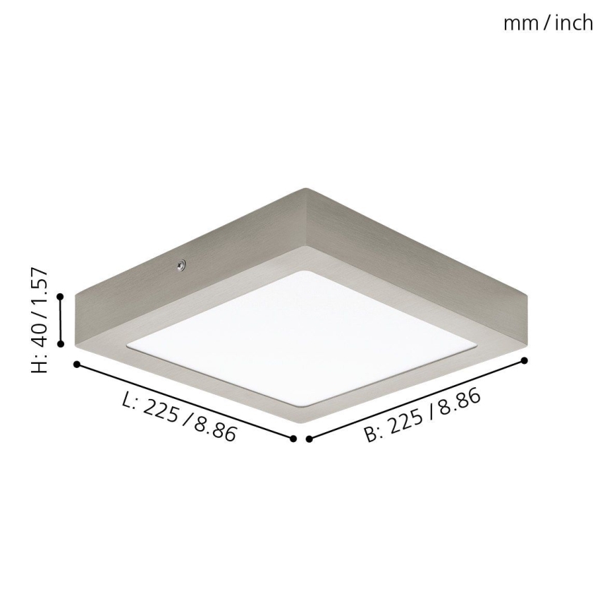 Eglo 78216 - LED lubinis šviestuvas FUEVA LED/16,5W/230V