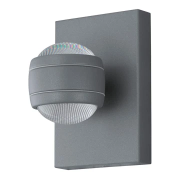 Eglo 78592 - Sieninis LED lauko šviestuvas SESIMBA 2xLED/3,7W/230V IP44