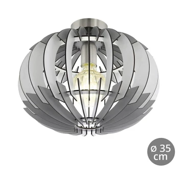 Eglo 79137 - Lubinis šviestuvas OLMERO 1xE27/60W/230V