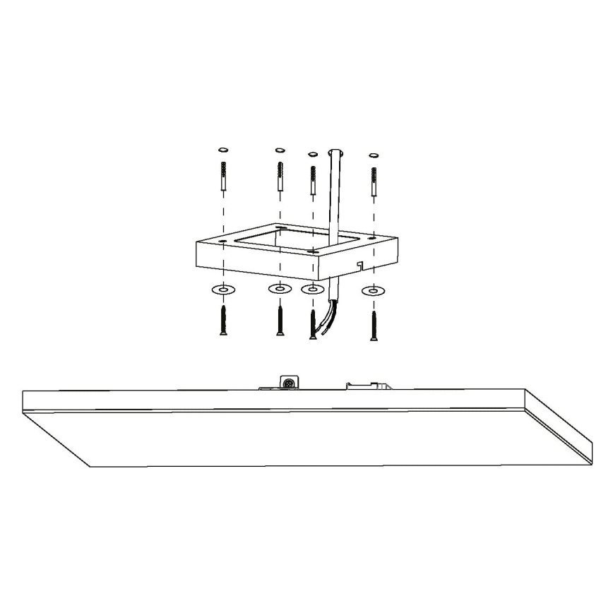 Eglo - LED RGBW Reguliuojamas lubinis šviestuvas LED/32,4W/230V ZigBee