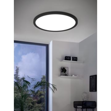 Eglo - LED RGBW Reguliuojamas lubinis šviestuvas LED/14,6W/230V juodas ZigBee