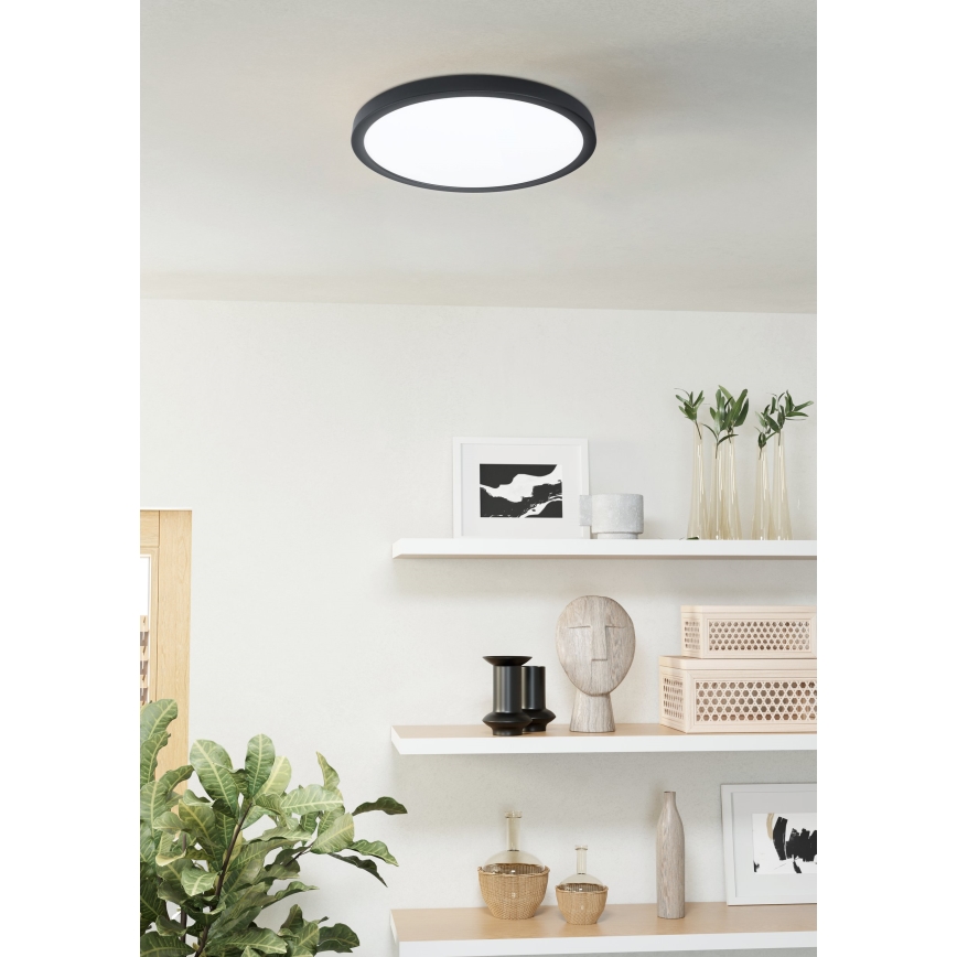 Eglo - LED Reguliuojamas vonios šviestuvas LED/19,5W/230V 2700-6500K IP44 juodas