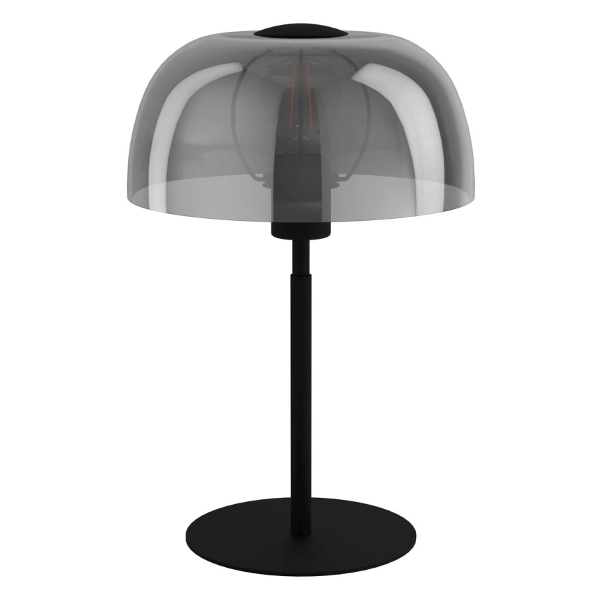 Eglo - Stalinė lempa 1xE27/40W/230V juoda/pilka