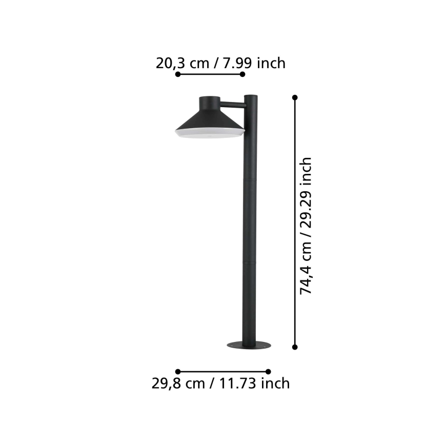 Eglo - LED lauko šviestuvas 1xGU10/4,6W/230V IP44