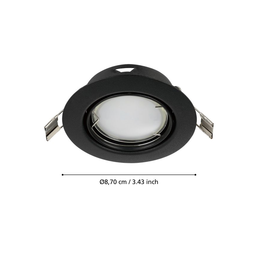 Eglo - LED Įleidžiamas šviestuvas 1xGU10/4,6W/230V