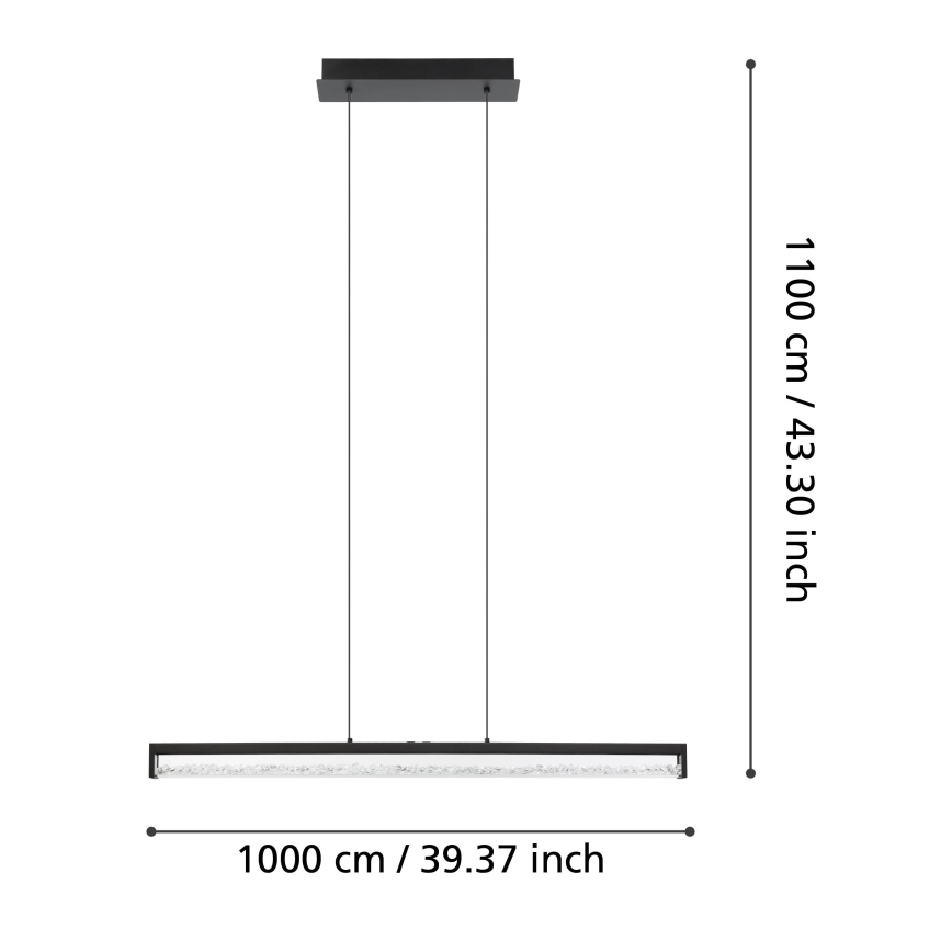 Eglo - LED Reguliuojamas pakabinamas sietynas LED/36W/230V 2700 - 5000K